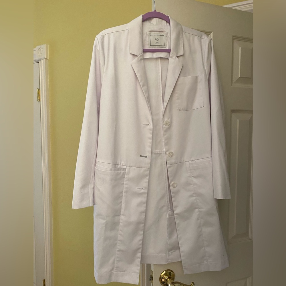 Figs long lab coat, womens small